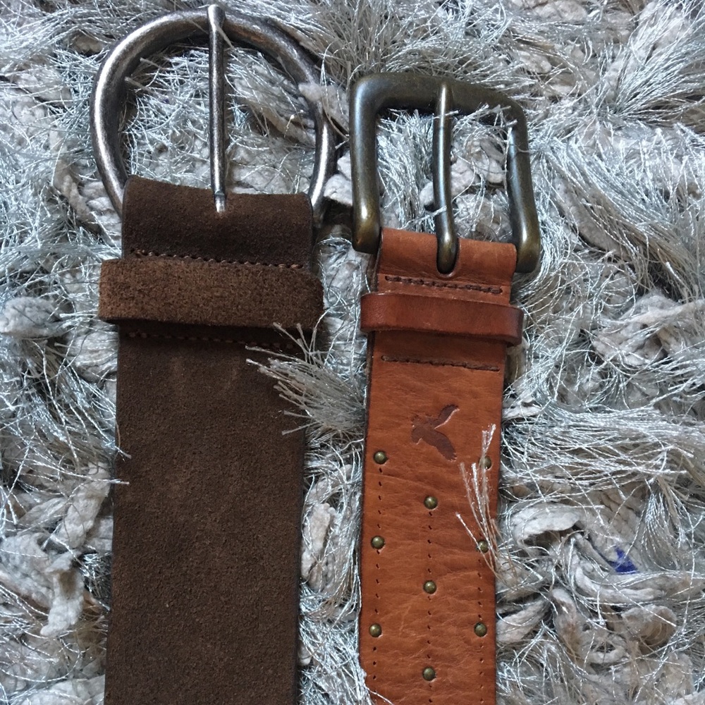 Aeropostale + American Eagle Brown Belts (Large)